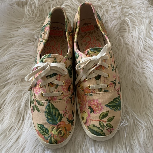 Rifle Paper Co X Keds Champion in Jardin de Paris print. Size 8.5 EUC!! - Picture 14 of 14